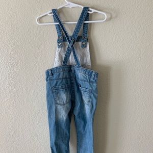 Zara denim overalls